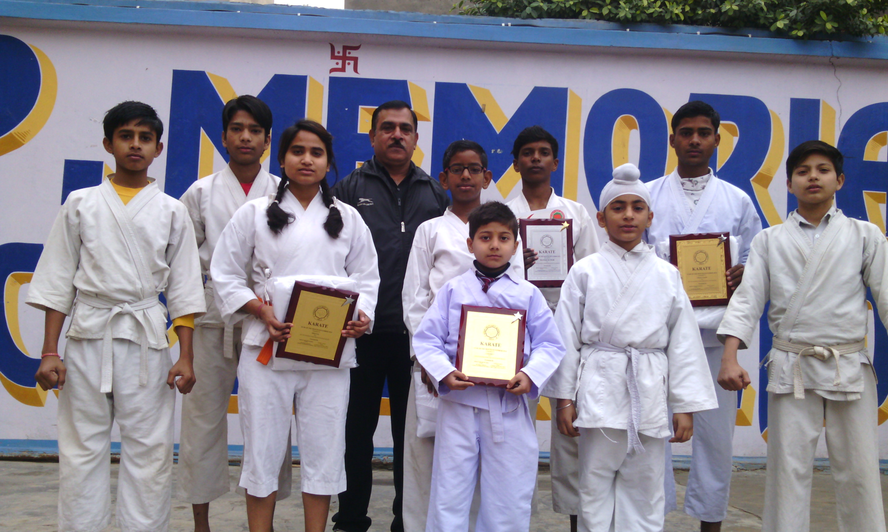 Star Of The Month Manish Kumar For  December 2014 At R.p.memorial Sr. Sec. Public School